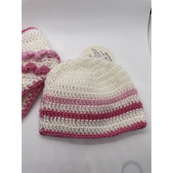 NWT So Dorable Girls Photography Outfit 0-6M Diaper Cover‎ & Hat Hand Crocheted - Picture 5 of 5